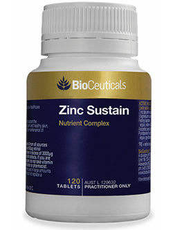 BioCeuticals Zinc Sustain 120 Tablets | Vitality ans Wellness Centre
