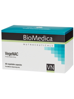 BioMedica VegeNAC 60 Capsules | Vitality and Wellness Centre