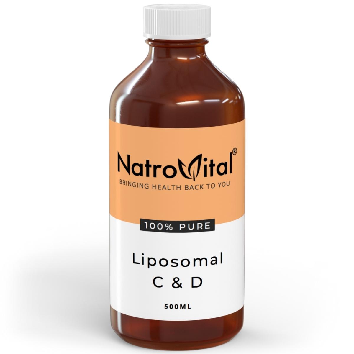 NatroVital Liposomal C & D 500ml | Vitality and Wellness Centre
