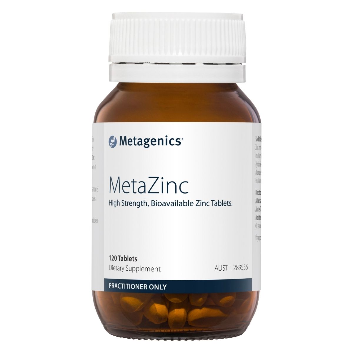 Metagenics MetaZinc 120 Tablets | Vitality and Wellness Centre