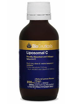 BioCeuticals Liposomal C 200ml | Vitality And Wellness Centre