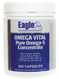 Eagle Omega Vital Pure Omega 3 Concentrate  240 Capsules | Vitality and Wellness Centre