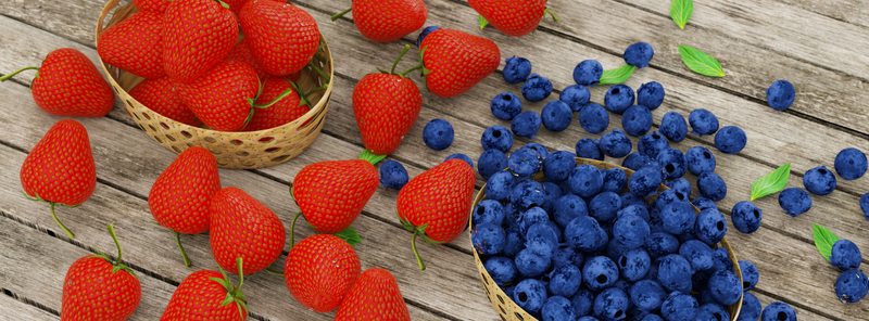 Blueberries and Strawberries Help to Prevent High Blood Pressure