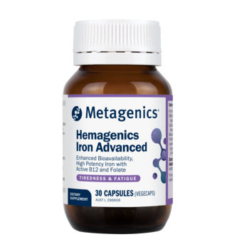 Metagenics Hemagenics Iron Advanced with 5-MTHF