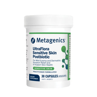 Metagenics UltraFlora Sensitive Skin Postbiotic Capsules