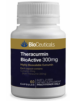 BioCeuticals Theracurmin BioActive 300mg 60 Capsules | Vitality And Wellness Centre
