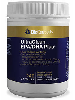 BioCeuticals UltraClean EPA/DHA Plus 240 Capsules | Vitality And Wellness Centre