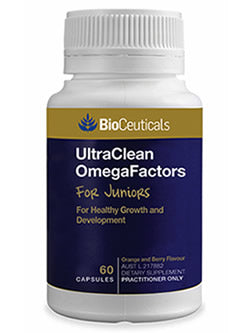 BioCeuticals UltraClean OmegaFactors for Juniors 60 Capsules | Vitality And wellness Centre