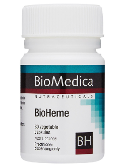 BioMedica BioHeme 30 Capsules | Vitality and Wellness Centre
