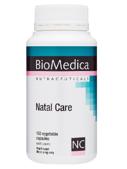BioMedica Natal Care 150 Capsules | Vitality and Wellness Centre