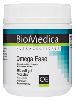 BioMedica Omega Ease 180 Capsules | Vitality and Wellness Centre