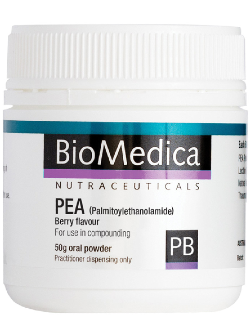 BioMedica PEA (Palmitoylethanolamide) Berry 50g Powder | Vitality and Wellness Centre
