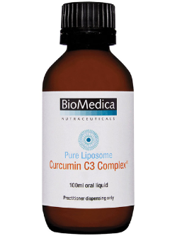 BioMedica Pure Liposome Curcumin C3 100ml Complex | Vitality and Wellness Centre