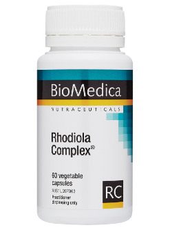 BioMedica Rhodiola Complex 60 Capsules | Vitality and Wellness Centre
