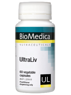BioMedica UltraLiv 60 Capsules | Vitality and Wellness Centre