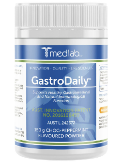 Medlab GastroDaily Choc-Peppermint 150g Powder| Vitality and Wellness Centre