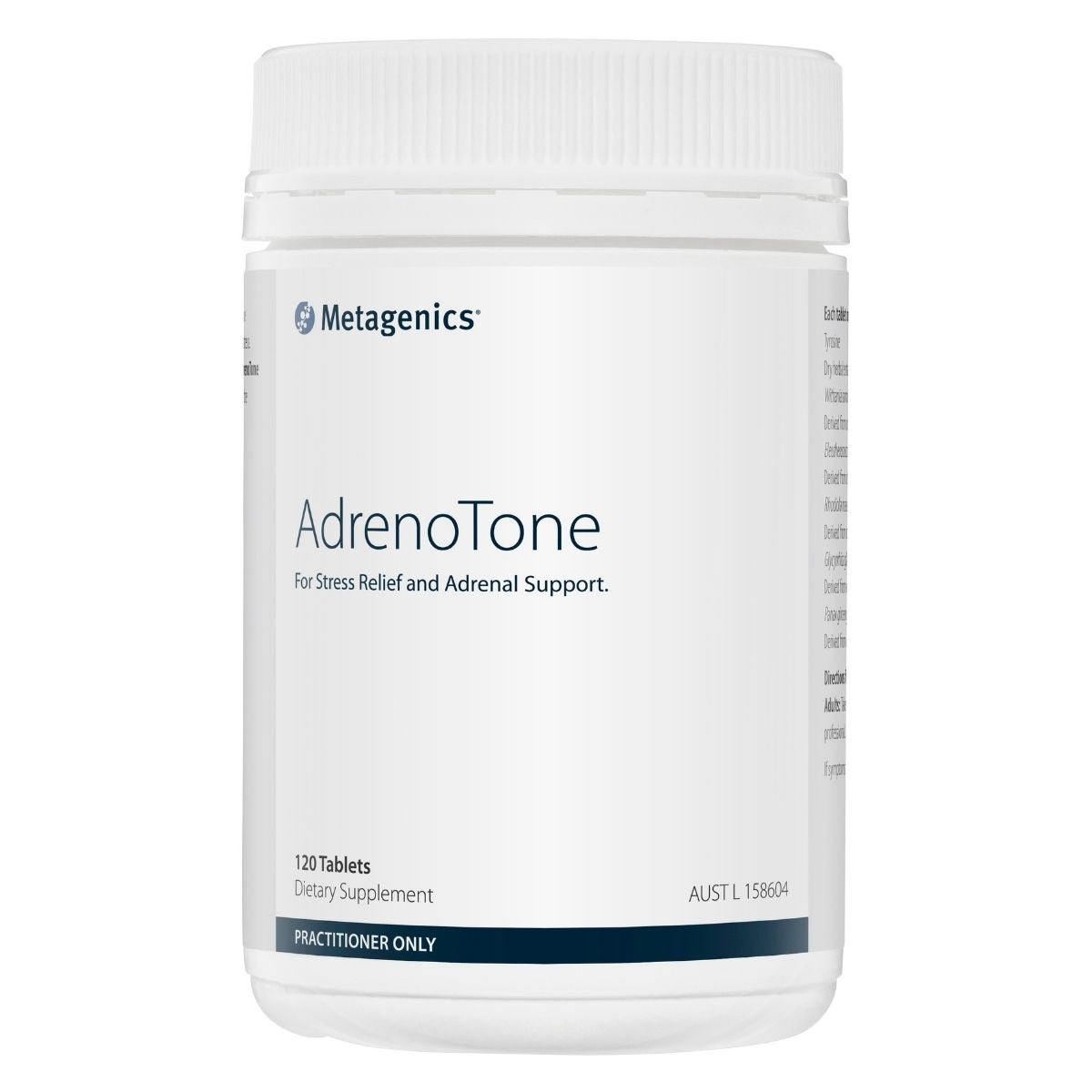 Metagenics AdrenoTone 120 Tablets | Vitality and Wellness Centre