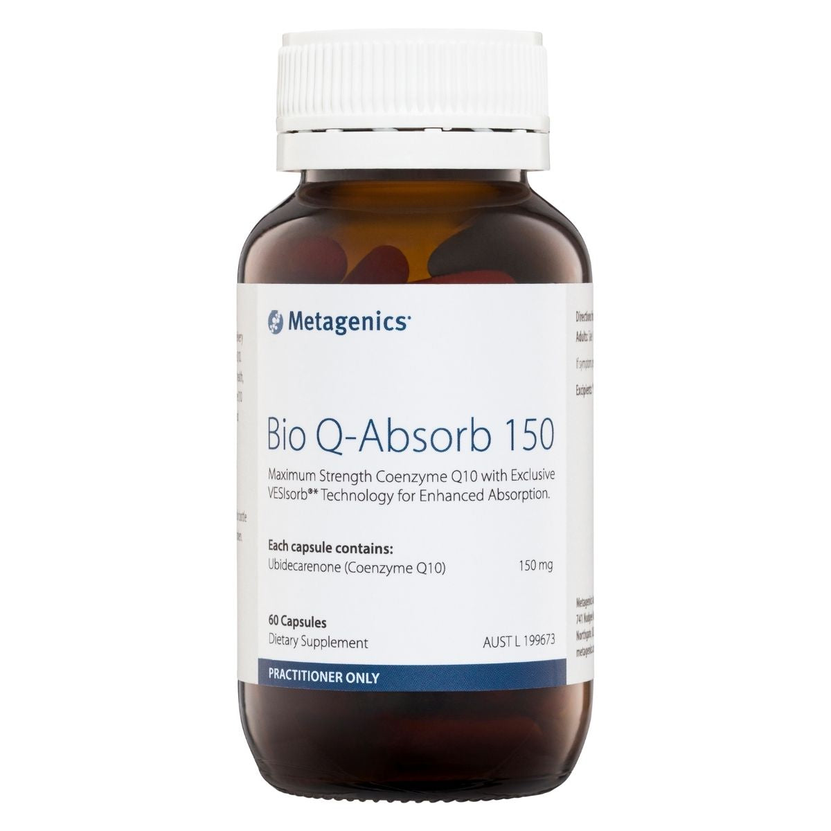 Metagenics Bio Q-Absorb 150 60 capsules | Vitality and Wellness Centre