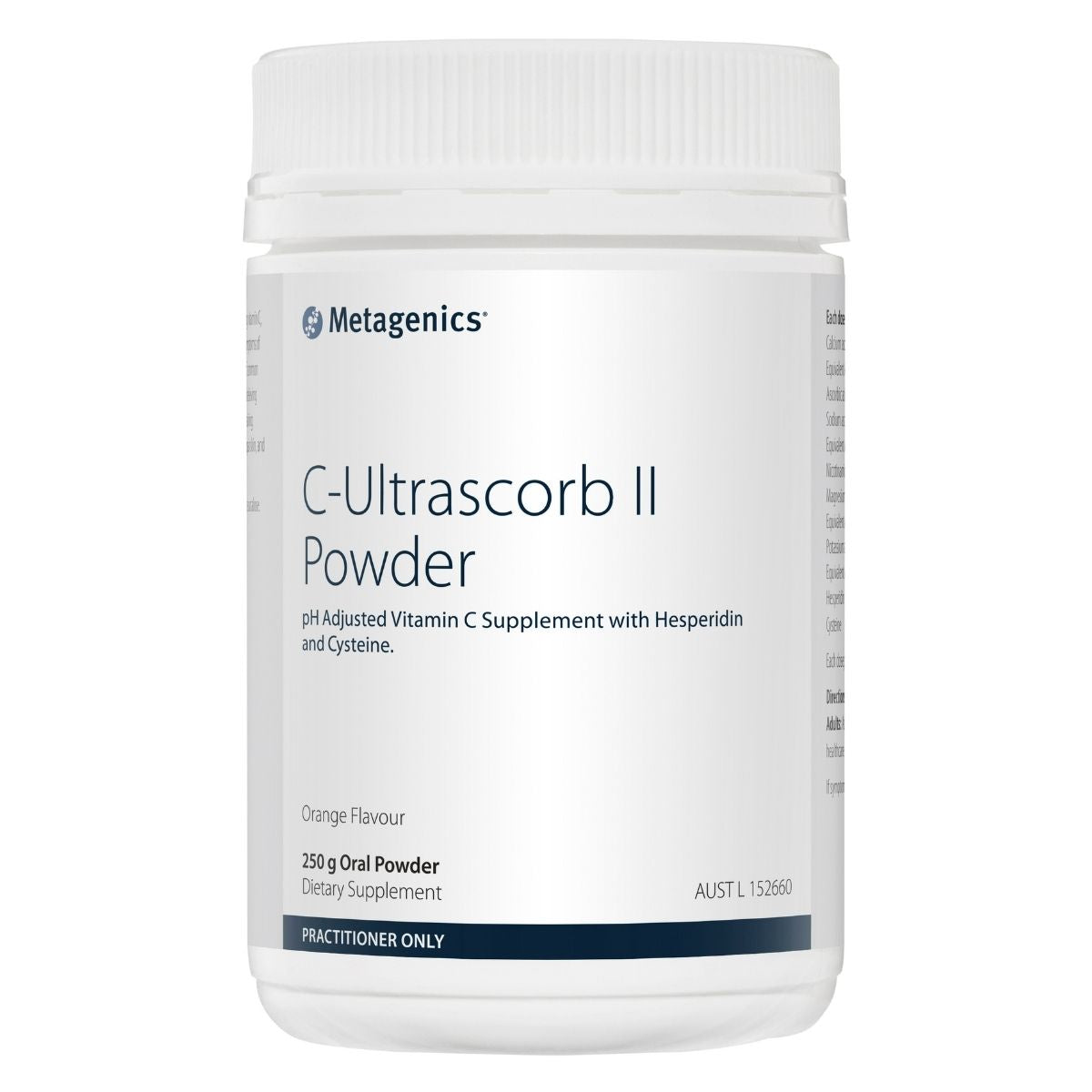 Metagenics C-Ultrascorb II 250g | Vitality and Wellness Centre