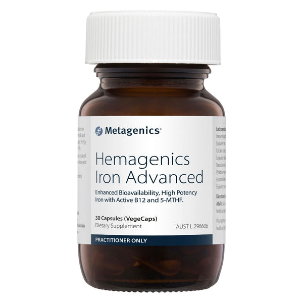 Metagenics Hemagenics Iron Advanced with 5-MTHF