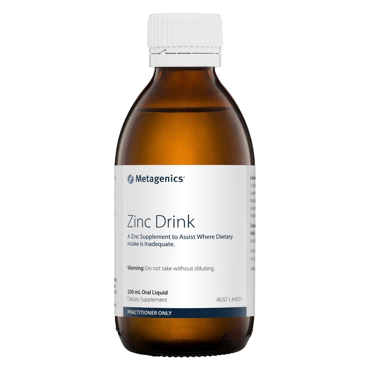 Metagenics Zinc Drink