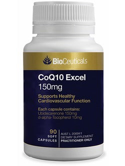 BioCeuticals CoQ10 Excel 150mg 90 Capsules | Vitality And Wellness Centre