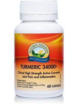 Nature's Sunshine Turmeric 34000+ 60 Capsules | Vitality And Wellness Centre